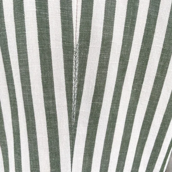 L'AGENCE Scout Striped Blazer, Olive/Cream, Size 8 - Picture 8 of 13